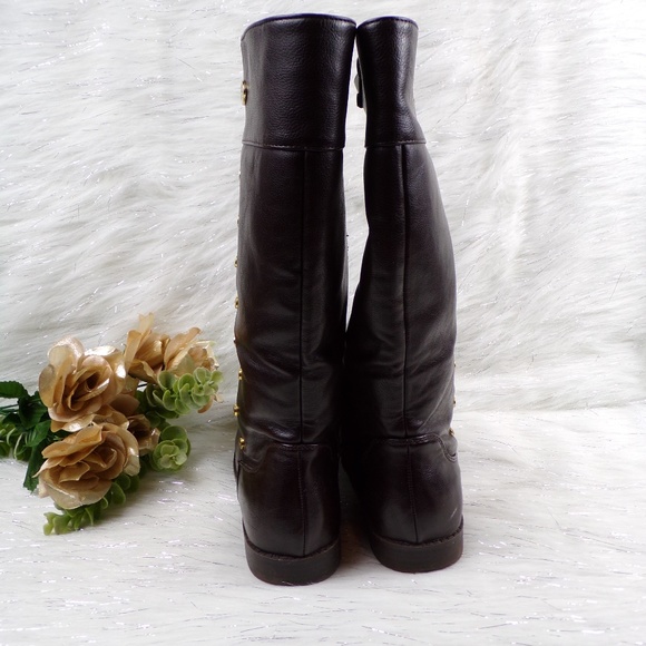 Michael Kors Girls LEILA Mocha Brown Boots… - Picture 5 of 8